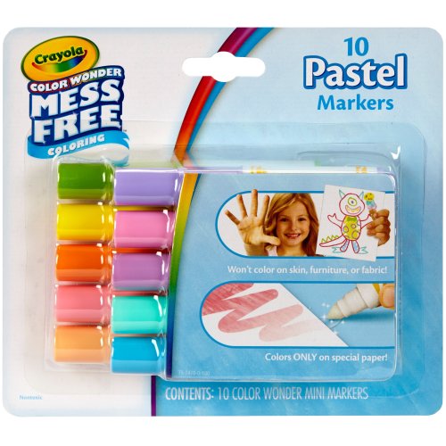 Crayola Color Wonder Mess Free Markers - Pastel 10pk - Mr Price